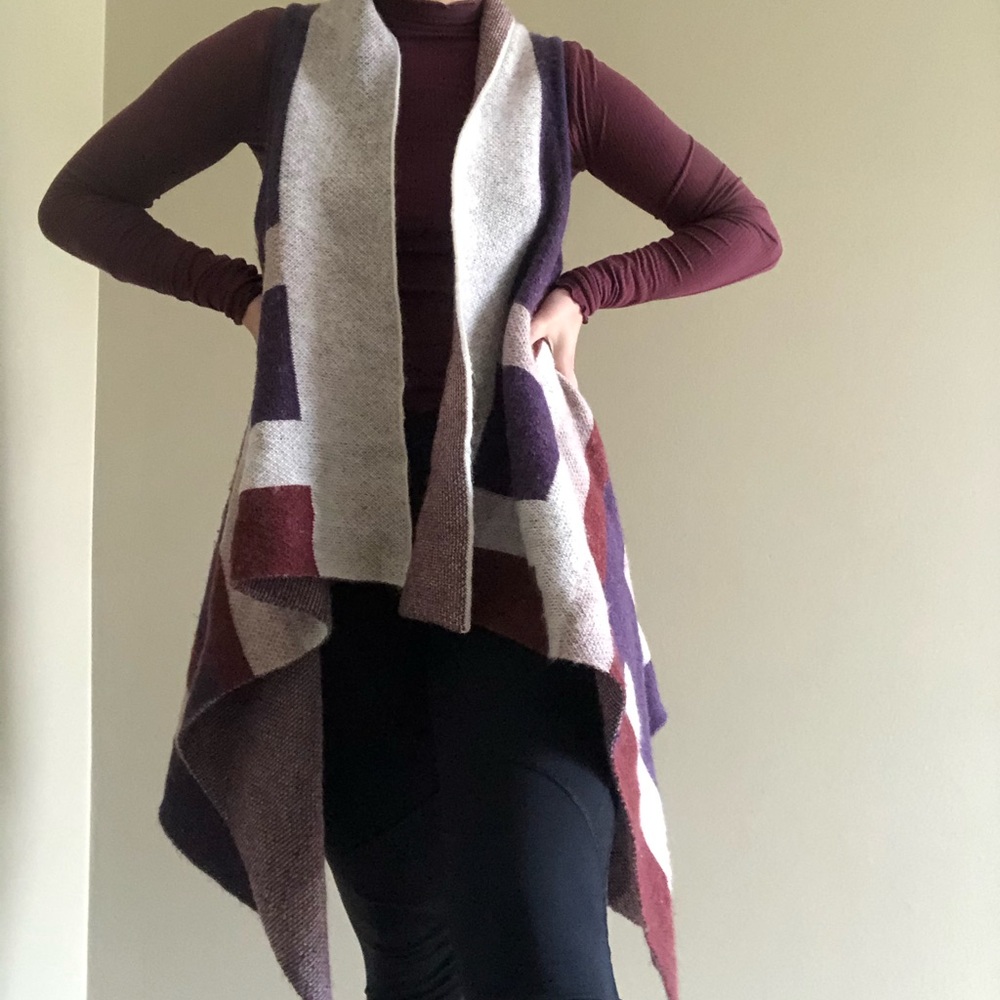 Vintage Long sweater vest